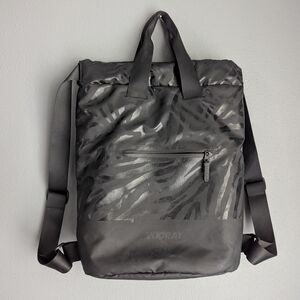Vooray Animal Print Matte Black Backpack Bag.
